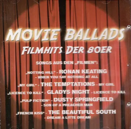 Ronan Keating, Maria McKee & others - Movie Ballads - Filmhits Der 80er