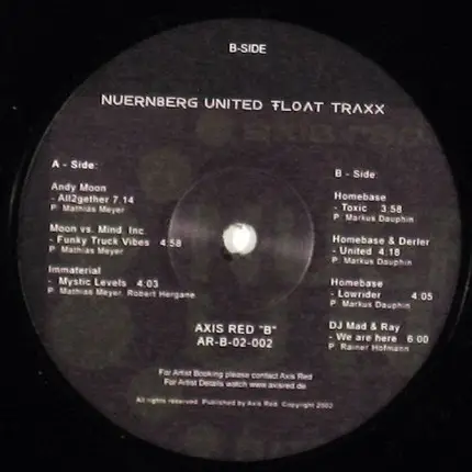 Andy Moon, Homebase, DJ Mad  a.o. - Nuernberg United Float Traxx