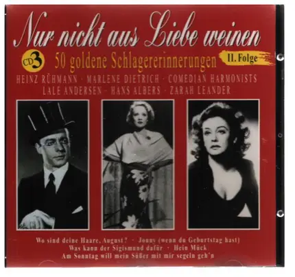 Various - Nur nicht aus Liebe weinen