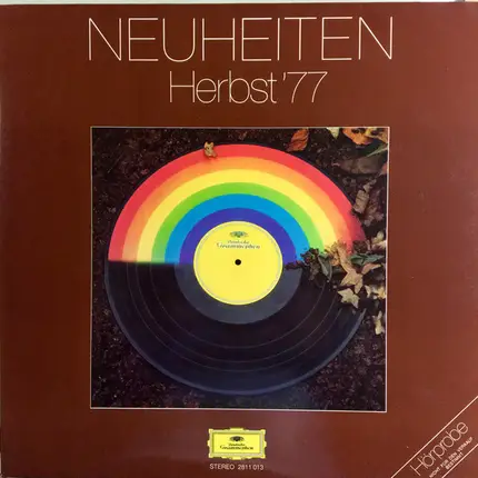 Verdi, Boito, Dvorak a.o. - Neuheiten '77