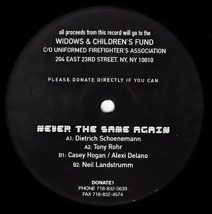 Dietrich Schoenemann, Tony Rohr, a.o. - Never The Same Again