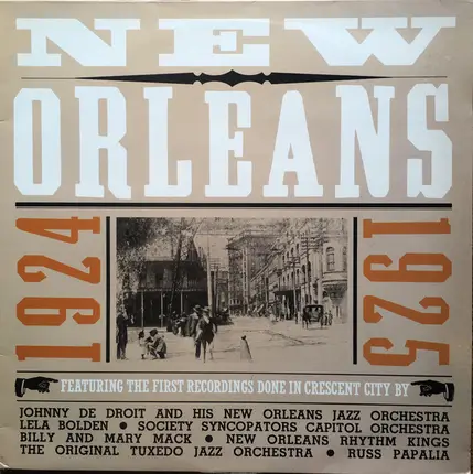 Johnny De Droit, Lela Bolden, Fate Marable Society Syncopaters a.o. - New Orleans 1924-1925