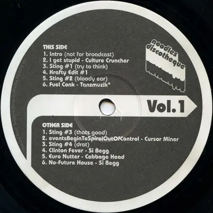Culture  Cruncher, Si Begg, Cursor Miner a.o. - Noodles Discotheque Vol. 1