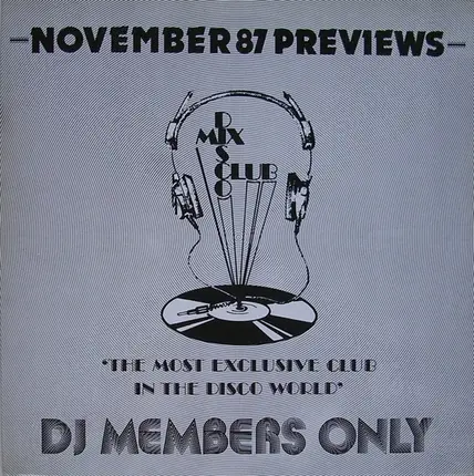 Big Pig, Sting, T-Coy, ... - November 87 Previews
