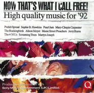 Various - Now That's What I Call Free! (High Quality Music for '92)