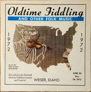 LP - Various - Oldtime Fiddling And Other Folk Music, 1972