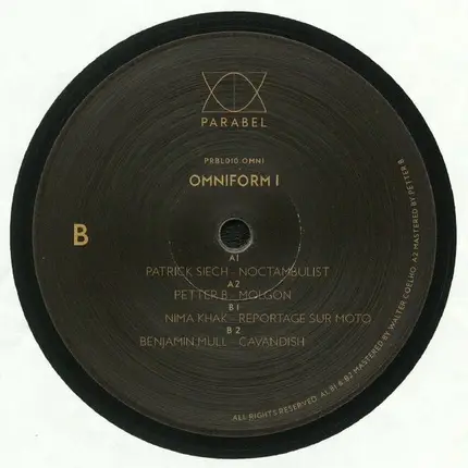 Patrick Siech,Petter B,Nima Khak - Omniform I