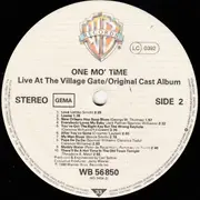 LP - Lars Edegran, Orange Kellin - One Mo' Time - Original Cast Album