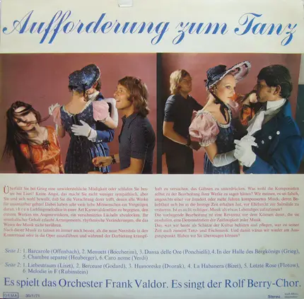 Orchester Frank Valdor / Rolf Berry-Chor - Aufforderung Zum Tanz