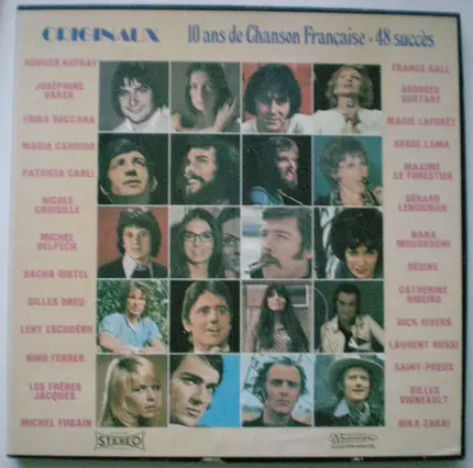Serge Lama, Marie Laforêt, Michel Delpech - Originaux 10 Ans De Chanson Française - 48 Succès