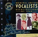 CD - Frank Sinatra, Bing Crosby, The Andrews Sisters a.o. - Original Artists Vocalists Recollections Of 1945