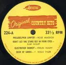 7inch Vinyl Single - Various - Original Country Hits - Yellow Labels