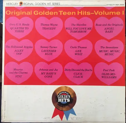 Gary U.S. Bonds, Thomas Wayne, The Shirelles a.o. - Original Golden Teen Hits-Volume 1