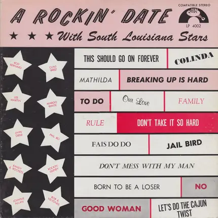 Rod Bernard, Clint West, a. o. - A Rockin' Date With South Louisiana Stars