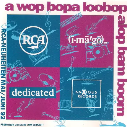 Stacy Earl, Procol Harum, Curve - A Wop Bopa Loobop Alop Bam Boom - RCA-Neuheiten Mai / Juni 92
