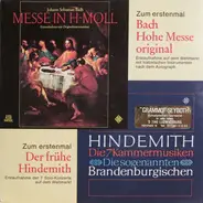 Various - Ausschnitte Aus Bach, Messe In H-moll Und Hindemith, Kammermusik Nr. 1, 7 Und 4