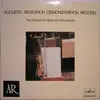 LP - Various - Acoustic Research Demonstration Record. Vol.1: The Sound Of Musical Instruments