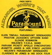 CD - Klien Tindull's Paramount Serenaders, Preston Jackson a.o. - Alexander, Where's That Band? -- Paramount Recordings, Chicago 1926-28