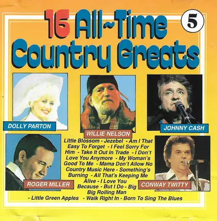 Dolly Parton, Frankie Laine, Carl Belew, ... - All-Time Country Greats 5