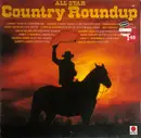 LP - Johnny Cash, Jeannie C Riley, Jimmy C Newman, & co. - All Star Country Roundup