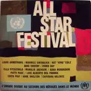 LP - Ella Fitzgerald, Edith Piaf, Nat King Cole - All-Star Festival