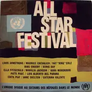 LP - Ella Fitzgerald, Edith Piaf, Nat King Cole - All-Star Festival