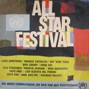 LP - Louis Armstrong, Maurice Chevalier, Nat King Cole - All-Star Festival