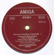 LP - Roosevelt Sykes, Otis Rush, Little Brother Montgomery - American Folk Blues Festival 66 (1) - red labels