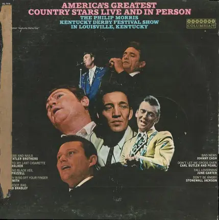 Billy Walker,The Statler Brothers, Johnny Cash - America's Greatest Country Stars Live And In Person