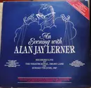 Double LP - Alan Jay Lerner - An Evening With Alan Jay Lerner