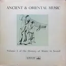 LP - Various - Ancient & Oriental Music (Volume I Of The History Of Music In Sound)