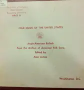 LP - Texas Gladden a.o. - Anglo-American Ballads