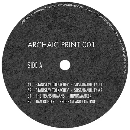 Stanislav Tolkachev / The Transhumans / Dan Böhler - Archaic Print 001