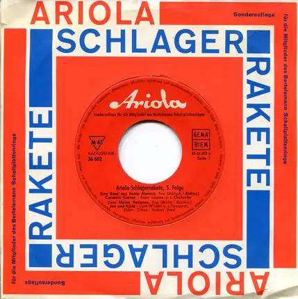 Various - Ariola-Schlagerrakete, 5. Folge