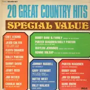 Double LP - Various Artists - 20 Great Country Hits