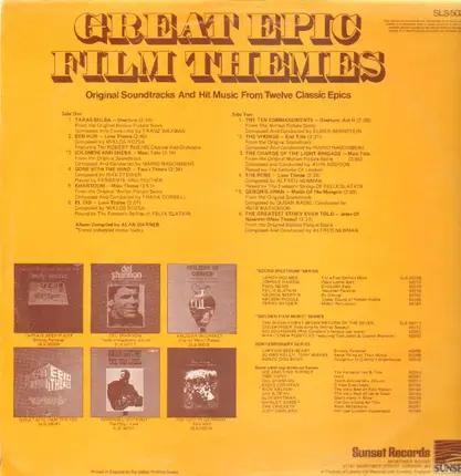 Various Artists - Great Epic Film Themes