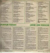 LP - Various Artists - Sportler Voran! Lieder und Märsche