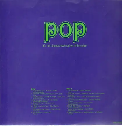 Various Artists, Tom Jones, Udo Lindenberg - Pop für ein beschwingtes Silvester