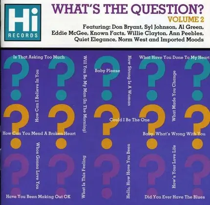 Don Bryant, Al Green, Eddie McGee, u.a - What's the Question, Vol. 2