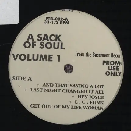 Soul Funk Sampler - A Sack Of Soul Volume 1