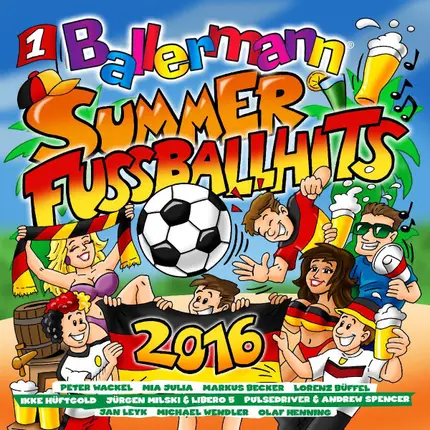 Renick & Roscoe, Buddy, Daniel Lopes, a.o. - Ballermann Summer Fussballhits 2016