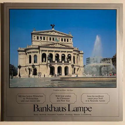 Telemann / Händel / Viviani a.o. - Bankhaus Lampe Mit Den Besten Wünschen Zu Weihnachten Und Zum Neuen Jahr/ With Best Wishes For Chri