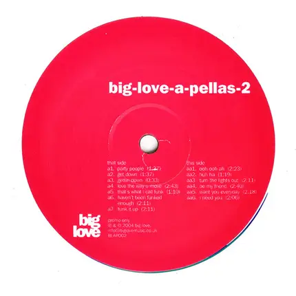 Various - Big-Love-A-Pellas-2