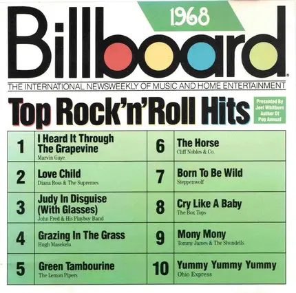 Marvin Gaye, Steppenwolf & others - Billboard Top Rock'N'Roll Hits - 1968