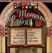 CD - Various - Billboard Pop Memories - The 1930s
