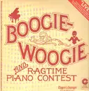LP - Various - Boogie Woogie And Ragtime Piano Contest