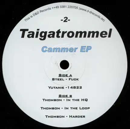Steel, Yutanie, Thomson - Cammer EP