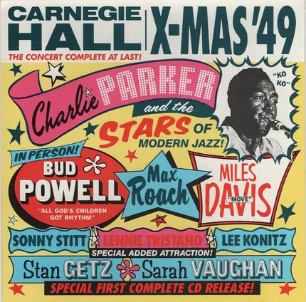 Charlie Parker /  Lee Konitz a.o. - Charlie Parker And The Stars Of Modern Jazz At Carnegie Hall, Christmas 1949