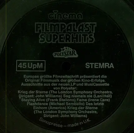 Krieg der sterne, Lani hall, Flashdance u.a. - Cinema - Filmpalast Superhits