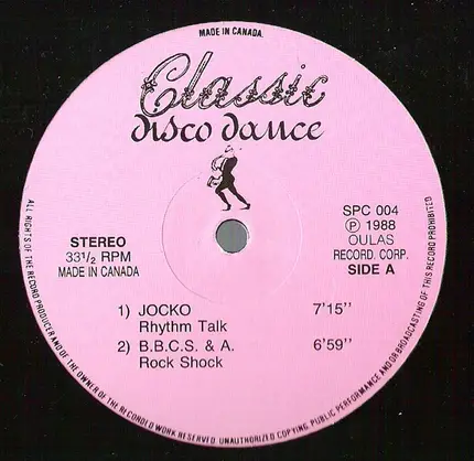 Jocko, Sylvia Harris, Rah Band a.o. - Classic Disco Dance